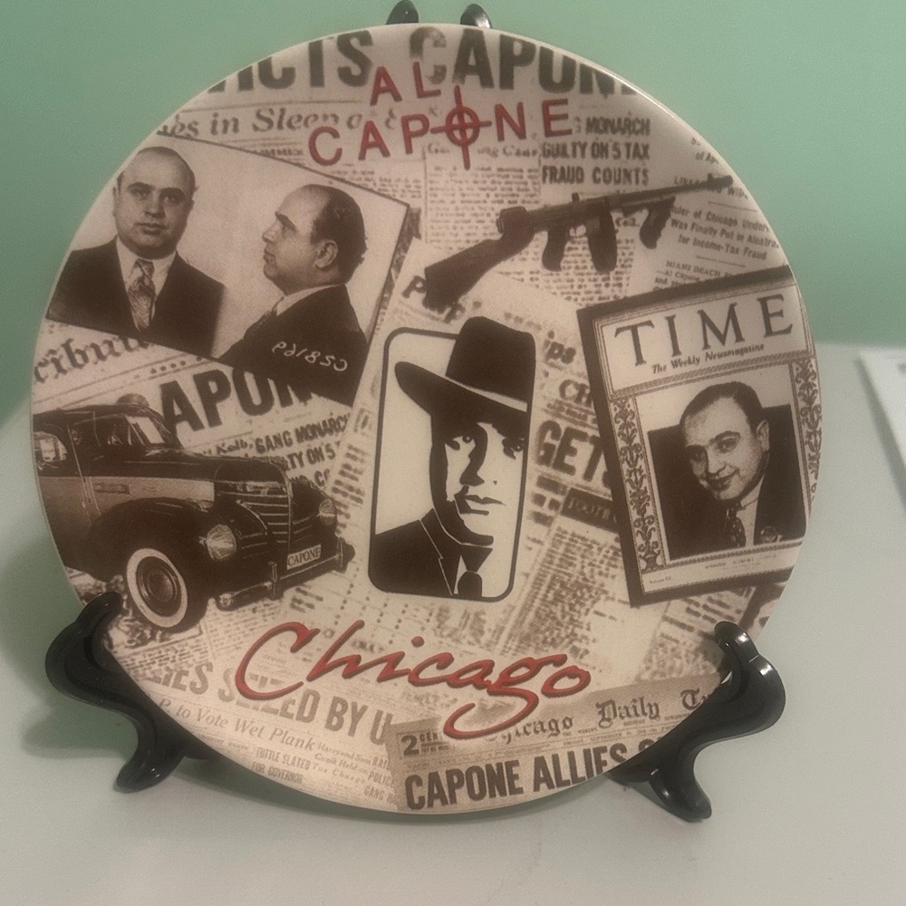 Chicago Themed Decorative Plate